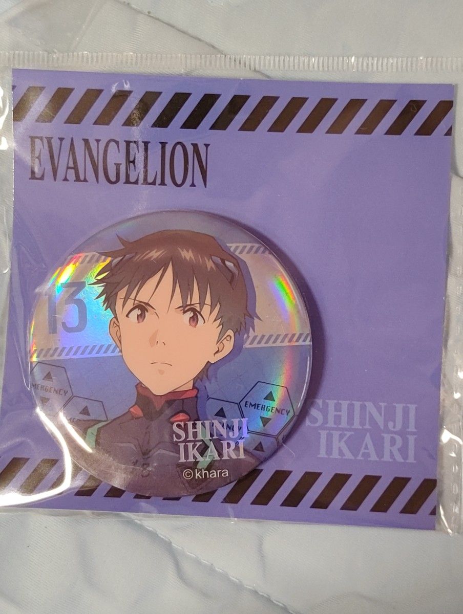 エヴァンゲリオン展 エヴァ展 限定 カプセルトイ 缶バッジ 碇 シンジ