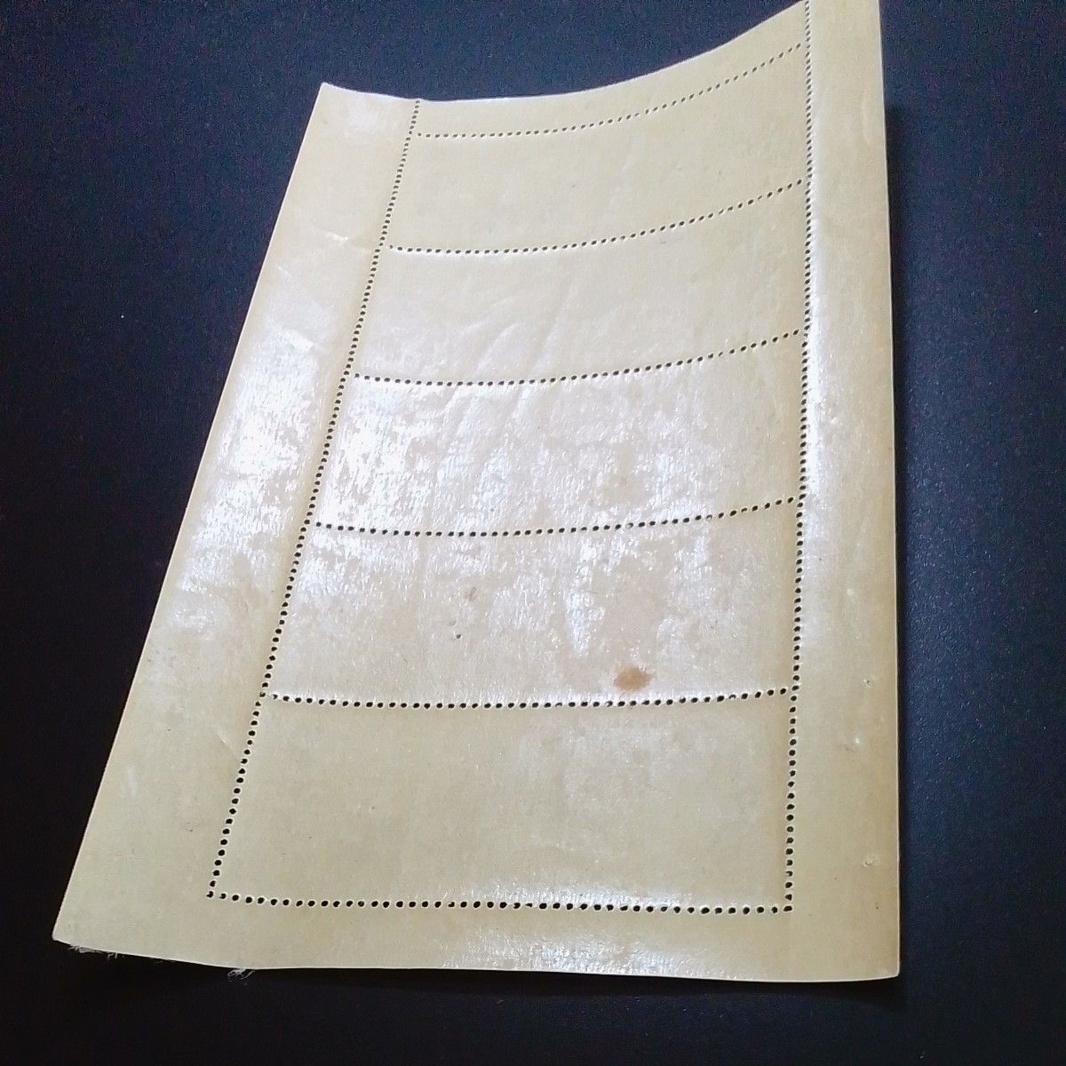 銭単位切手 郵便週間記念 昭和24年 月に雁 5面シート 11000