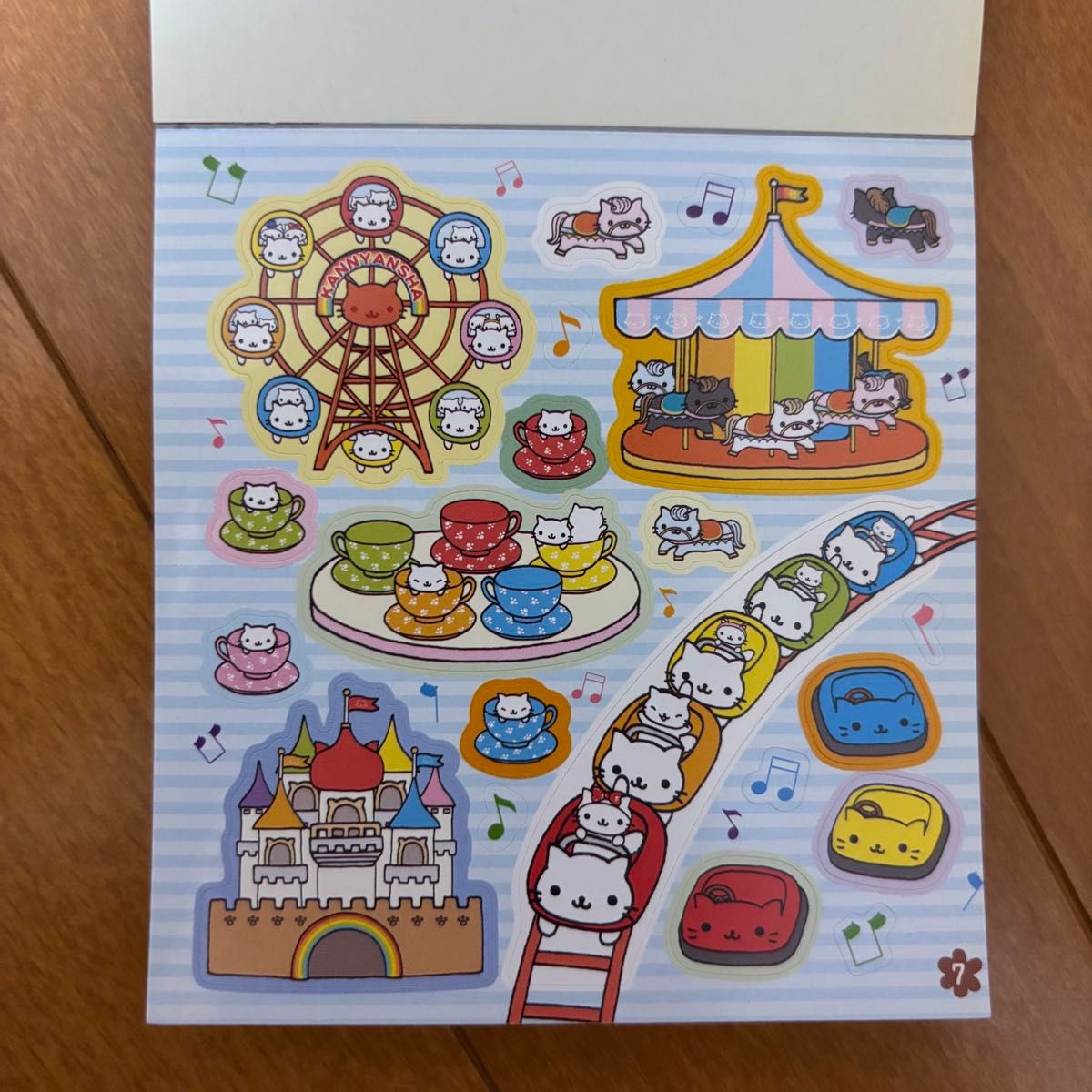 にゃんにゃんにゃんこ シールブック にゃんこランド サンエックス San