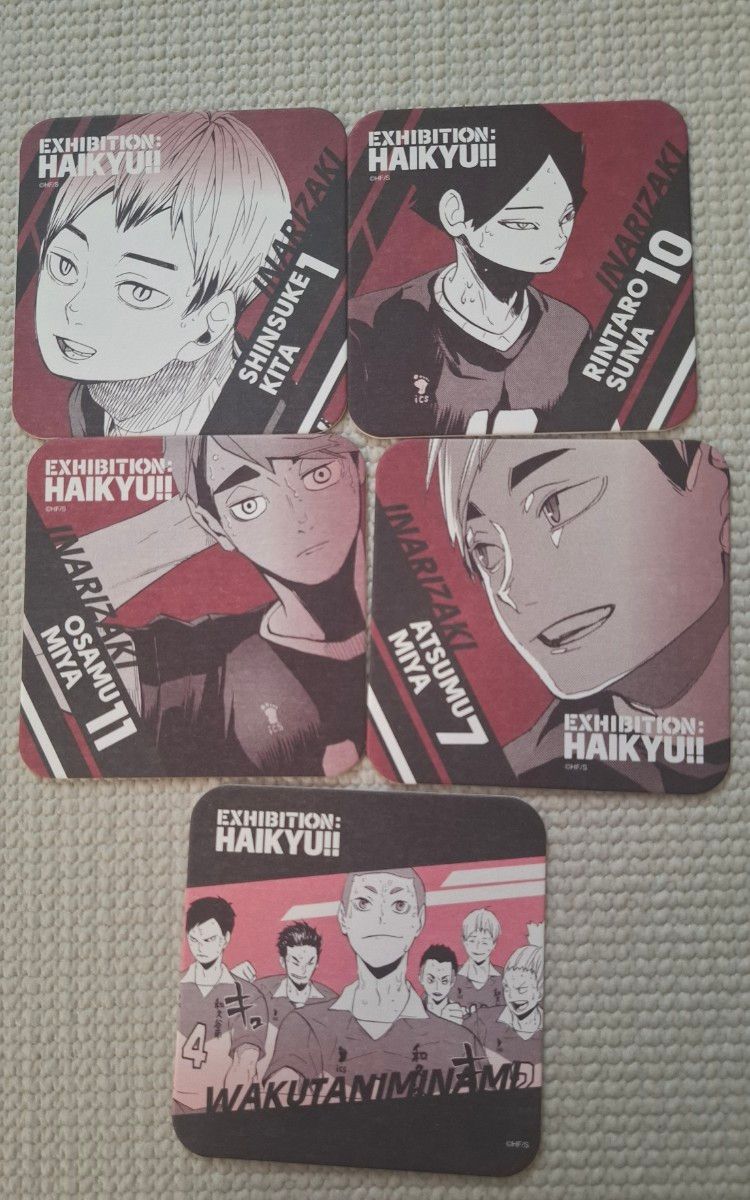 ハイキュー 角名 ハイキュー展 コースター 角名 倫太郎 アート