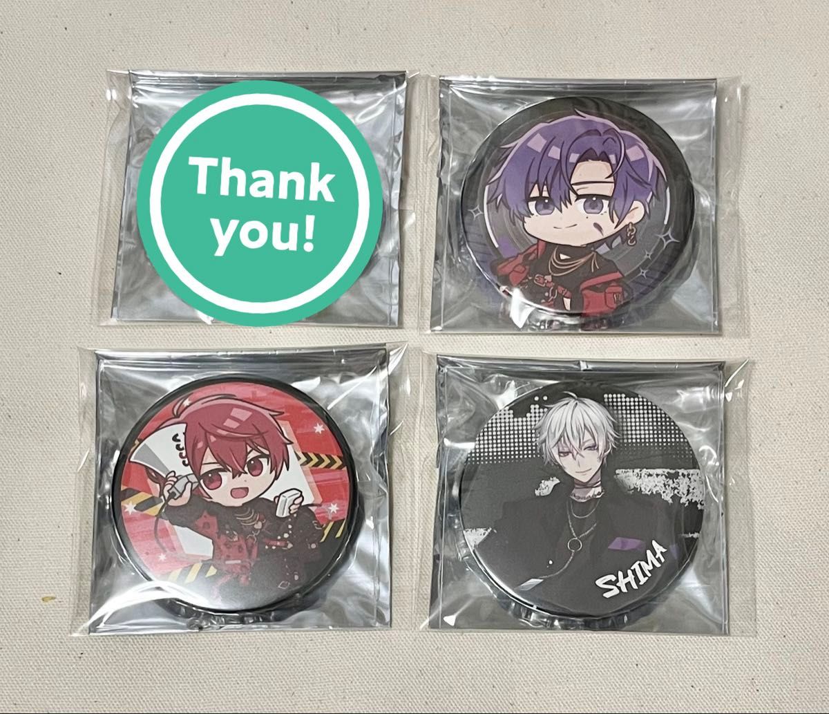 浦島坂田船 缶バッジ WARN12G 夏ツ 2025 白髪 WARNING 浦島坂田船