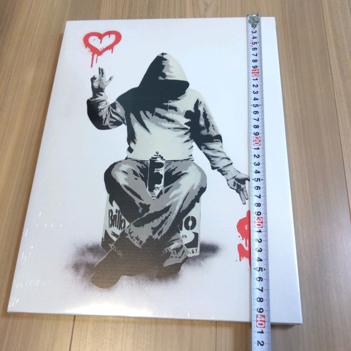 新品✨ バンクシー 愛とお金 アートパネル 飾り絵 壁掛けアート30×40cm