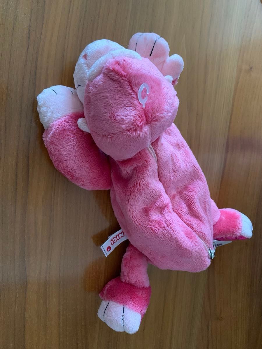 ニキ NICI ぬいぐるみキーリング グリッターハート ゴリラ ピンク