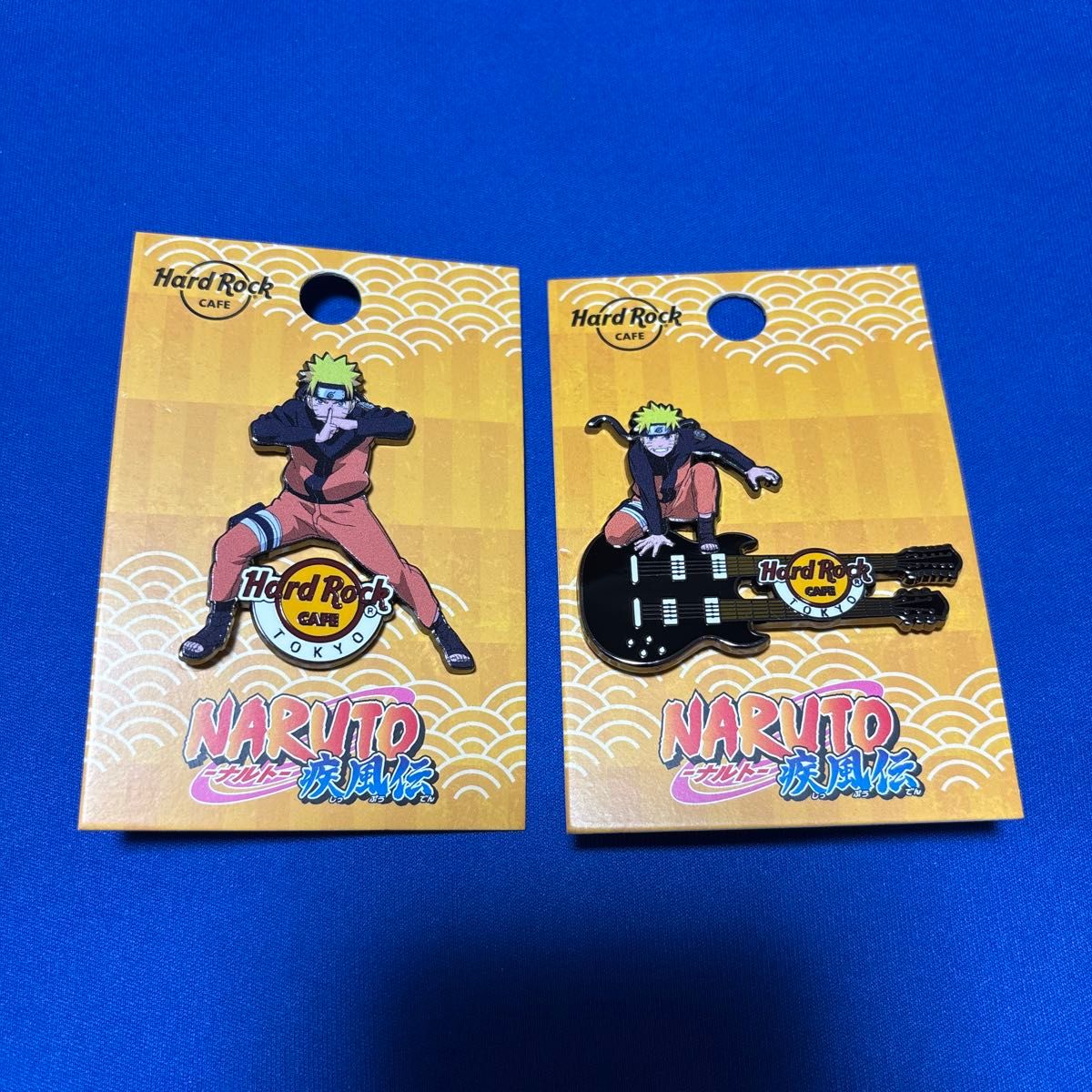 コンプ】NARUTO ピンバッジ ハードロックカフェ ナルト コラボ コンプ