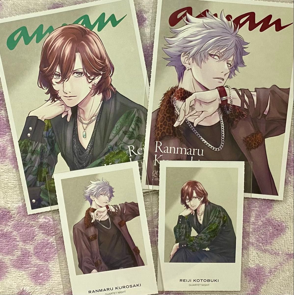 うたプリ タブナイ コマフィルム 寿嶺二 黒崎蘭丸 寿嶺二 カミュ 蘭丸 コマ