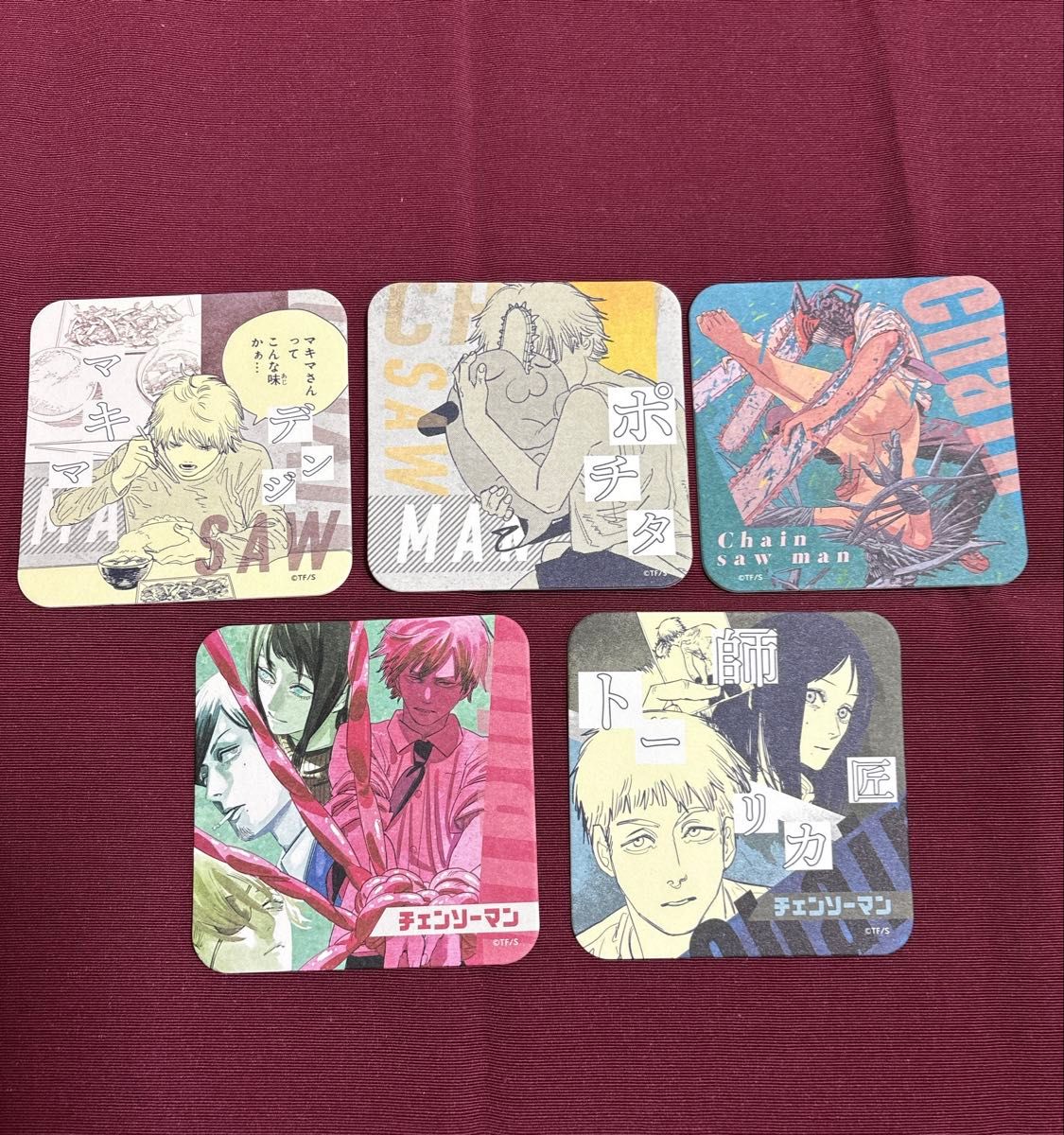 ジャンプショップ限定 チェンソーマン アートコースター BOX 特典付き