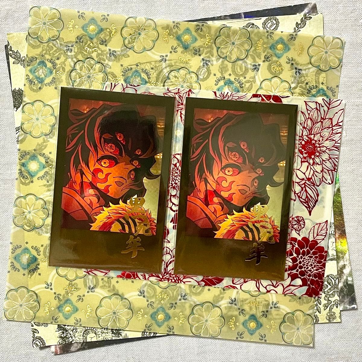 鬼滅の刃 ufotable dining 無限城編 第一章 お楽しみくじ 箔押しチェキ