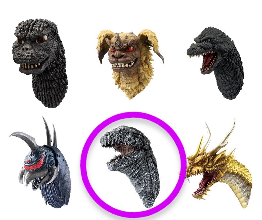 8点】一番くじ ゴジラ モンスターヘッドマグネット 一番くじ ゴジラ 大