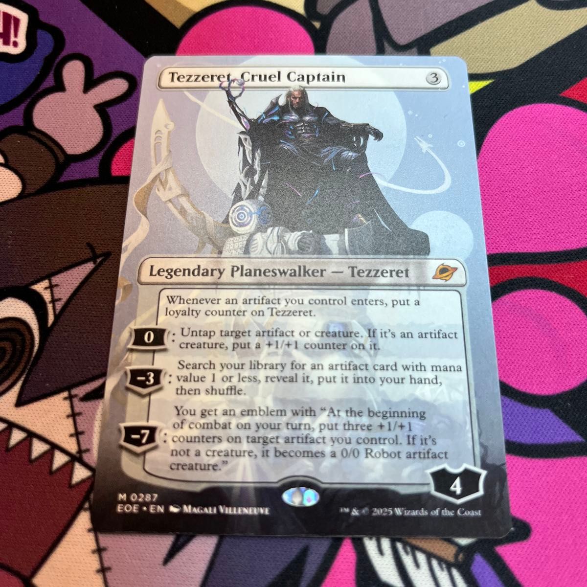 MTG foil 冷酷な船長、テゼレット 英語版 フルアート)冷酷な船長