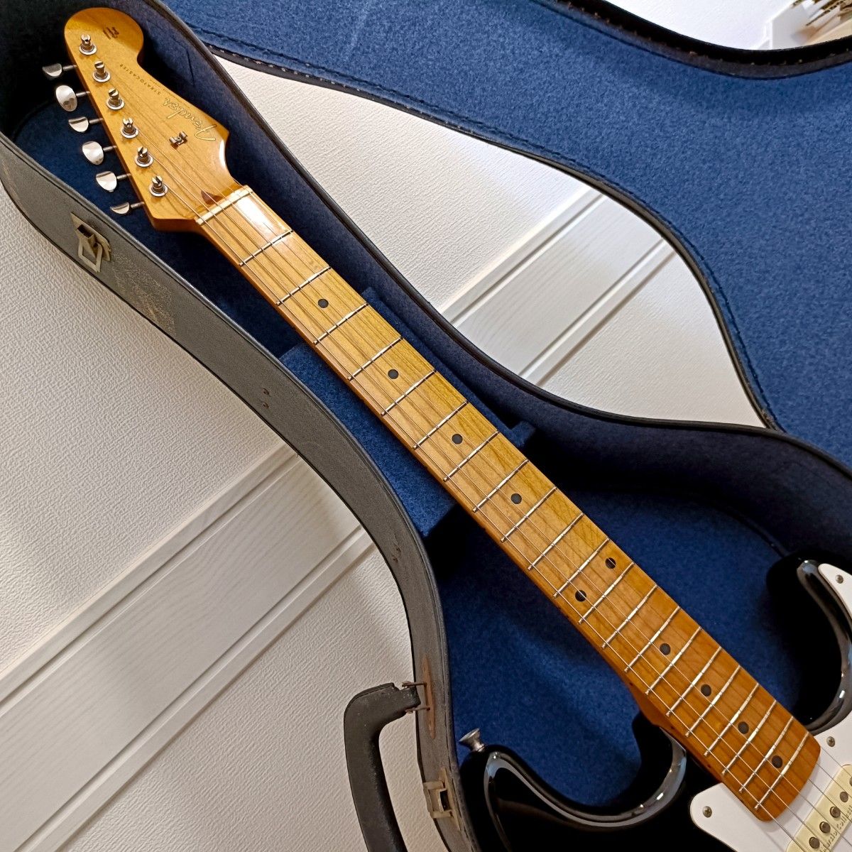 メンテ済｜Fender Japan ストラトキャスター ブラック ディマジオPU