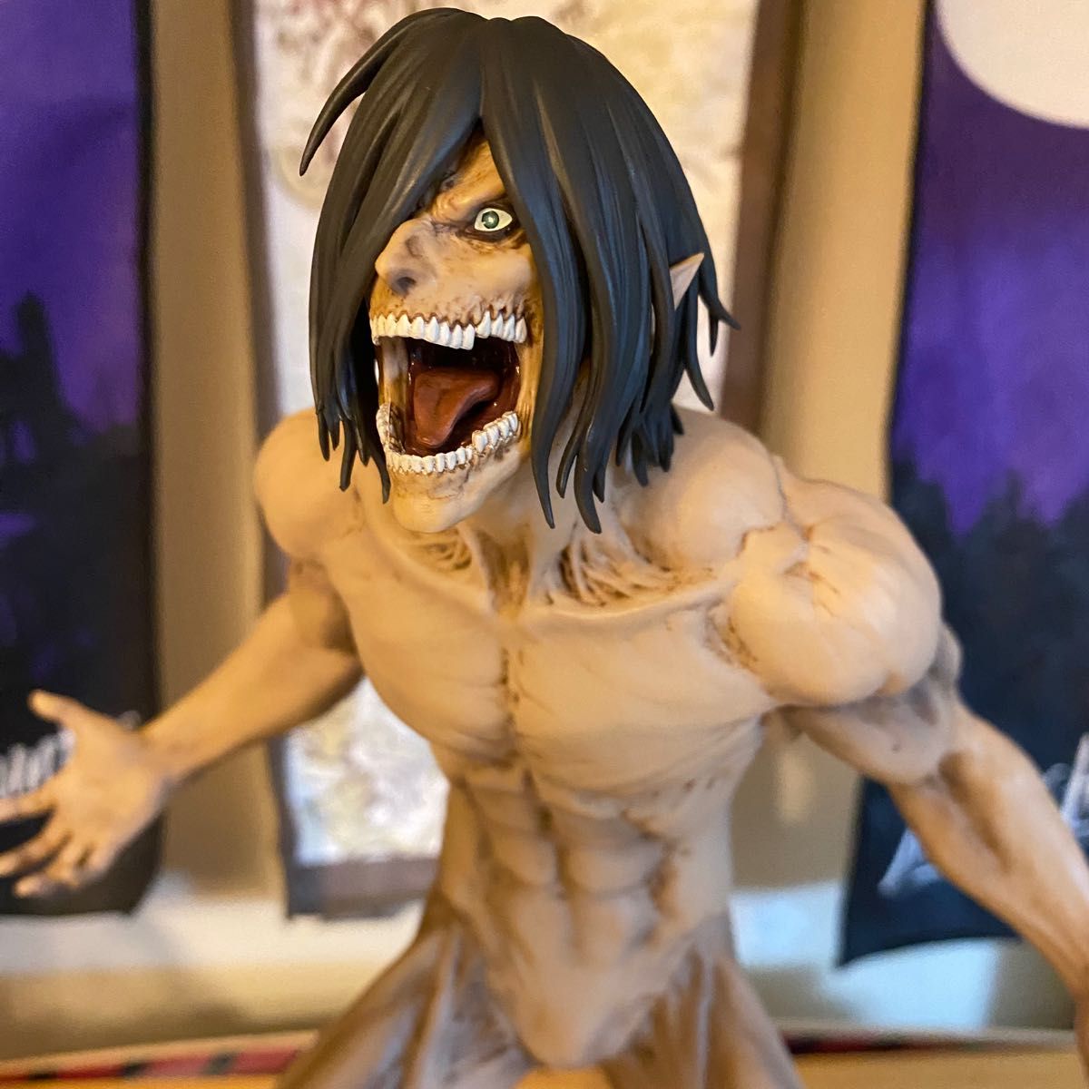 一番くじ 進撃の巨人 ラストワン賞 エレン 巨人 フィギュア 進撃の巨人