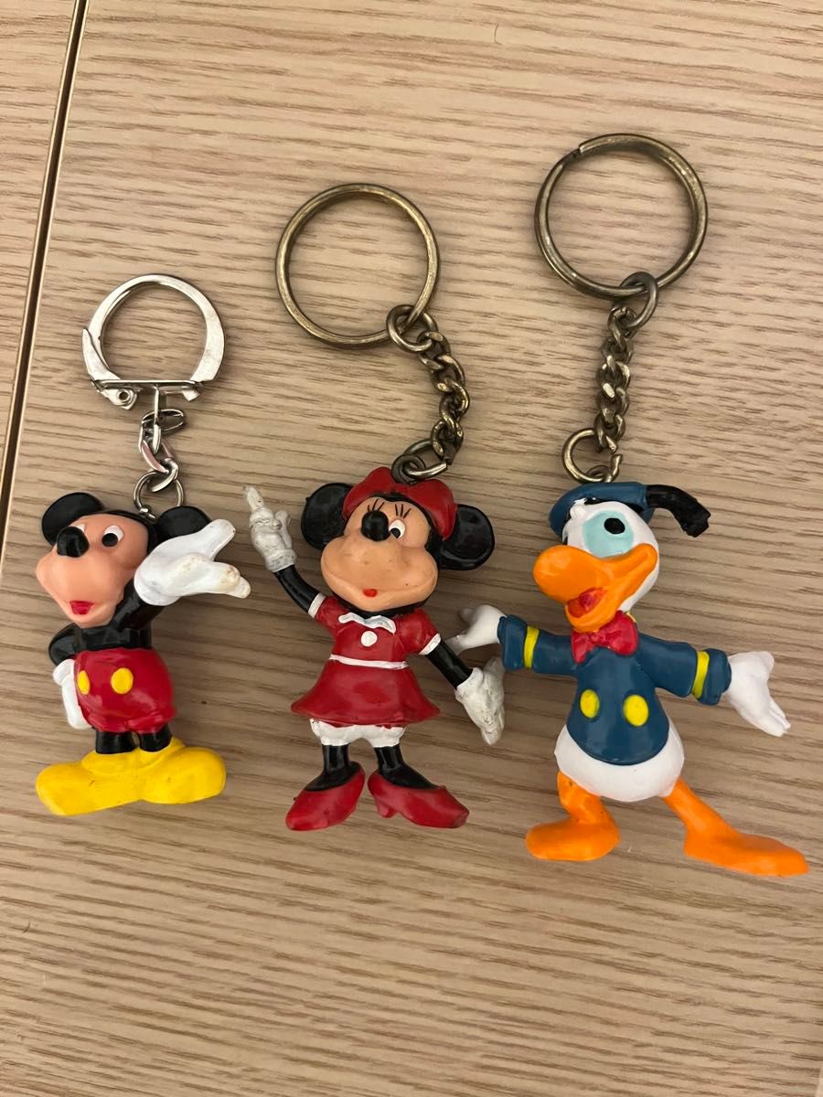 希少】昭和レトロビンテージ ディズニーフィギュア キーホルダー