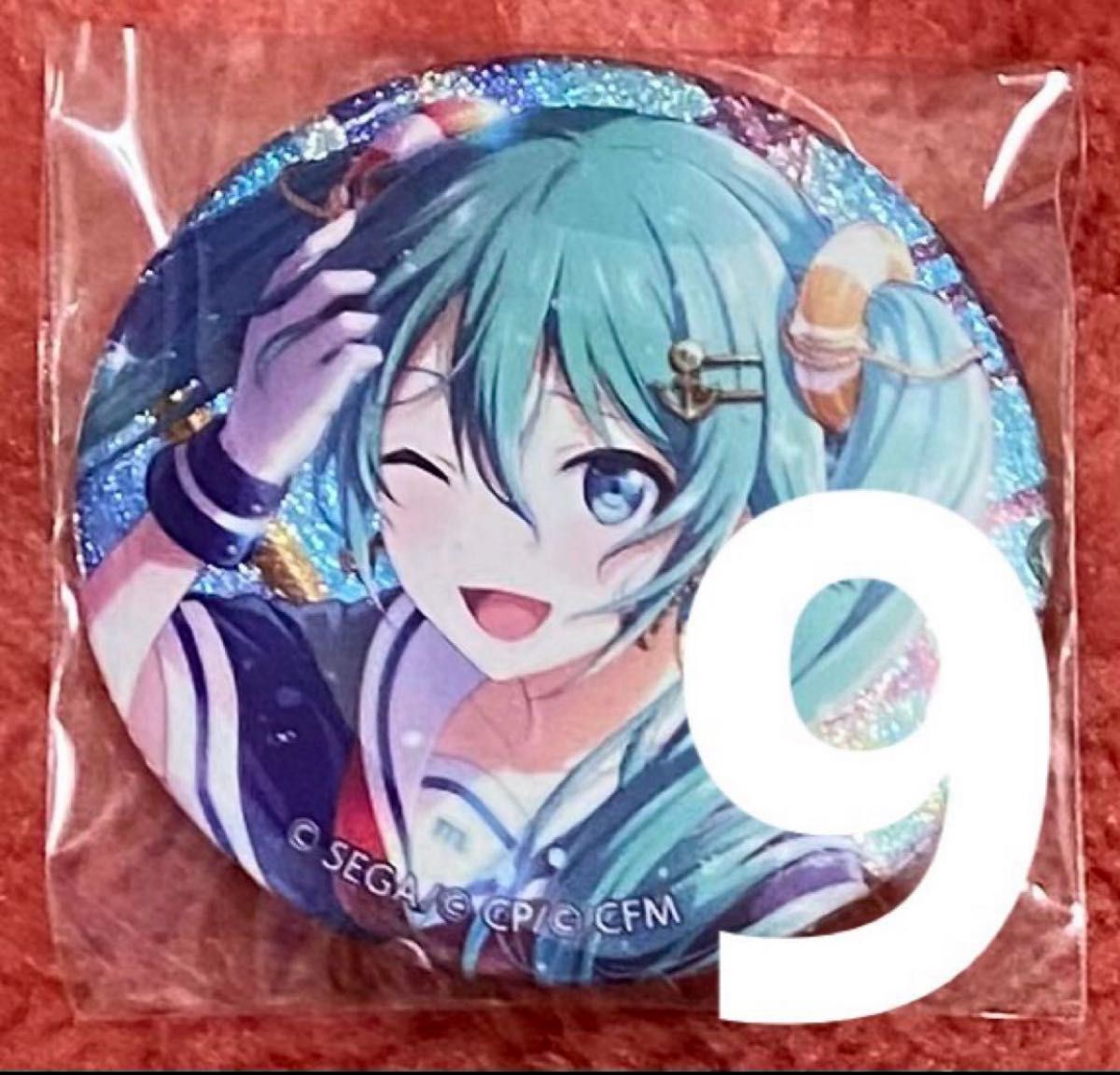 初音ミク プロセカ 32B グリッター缶バッジ モモミク プロセカ 初音