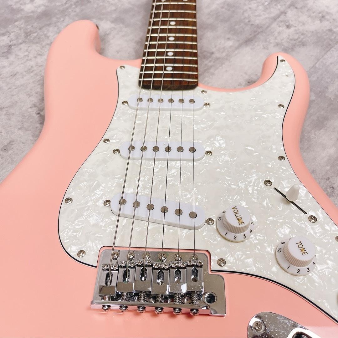 希少色 Mavis エレキギター ストラトキャスター ピンク 可愛い 初心者