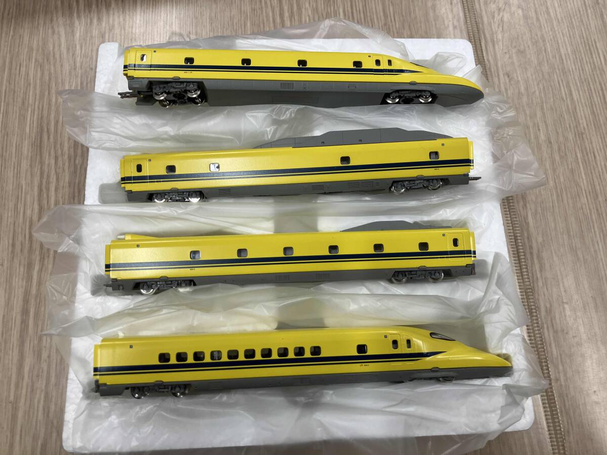 NゲージTOMIXドクターイエロー試験車新幹線8両セット全車両室内灯装備