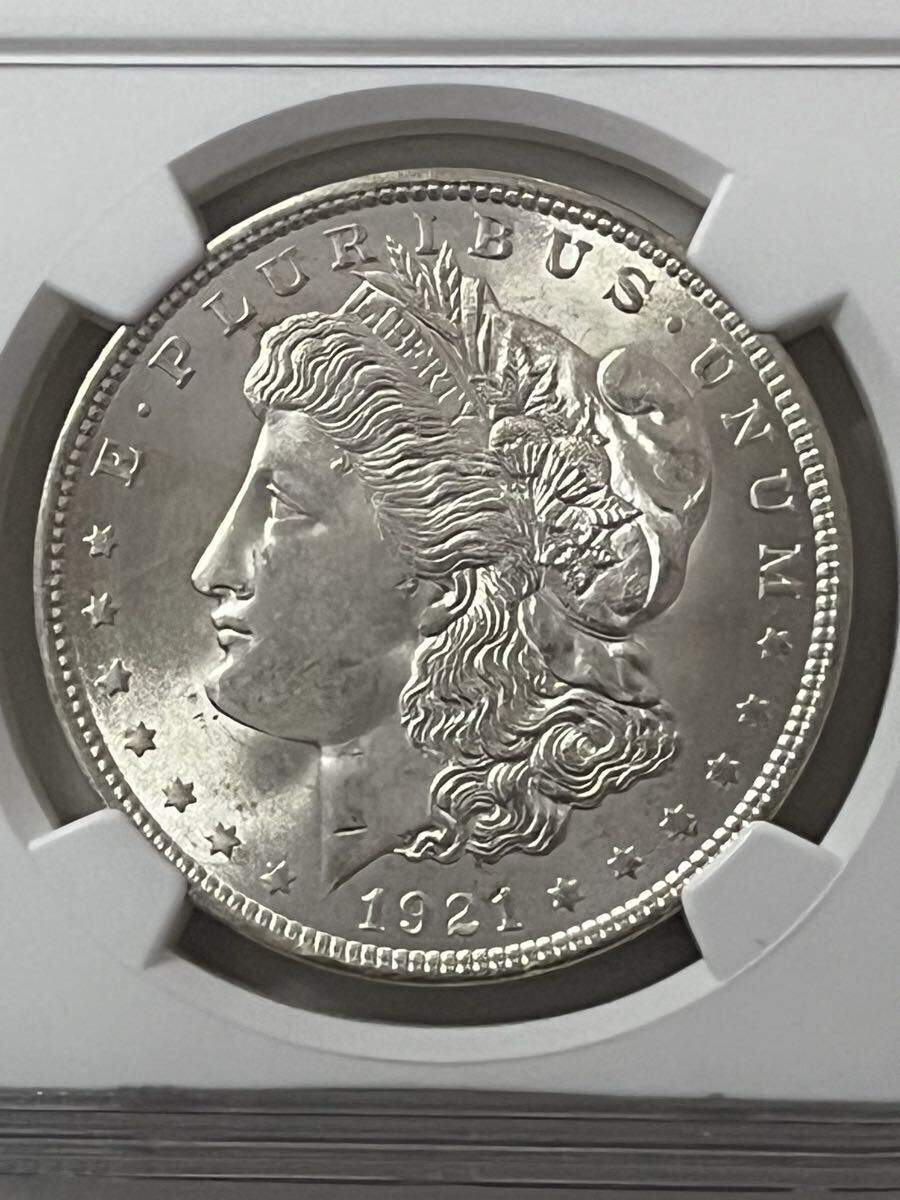 1921モルガンダラー銀貨 NGC MS64 1921 Morgan Silver Dollar Coin