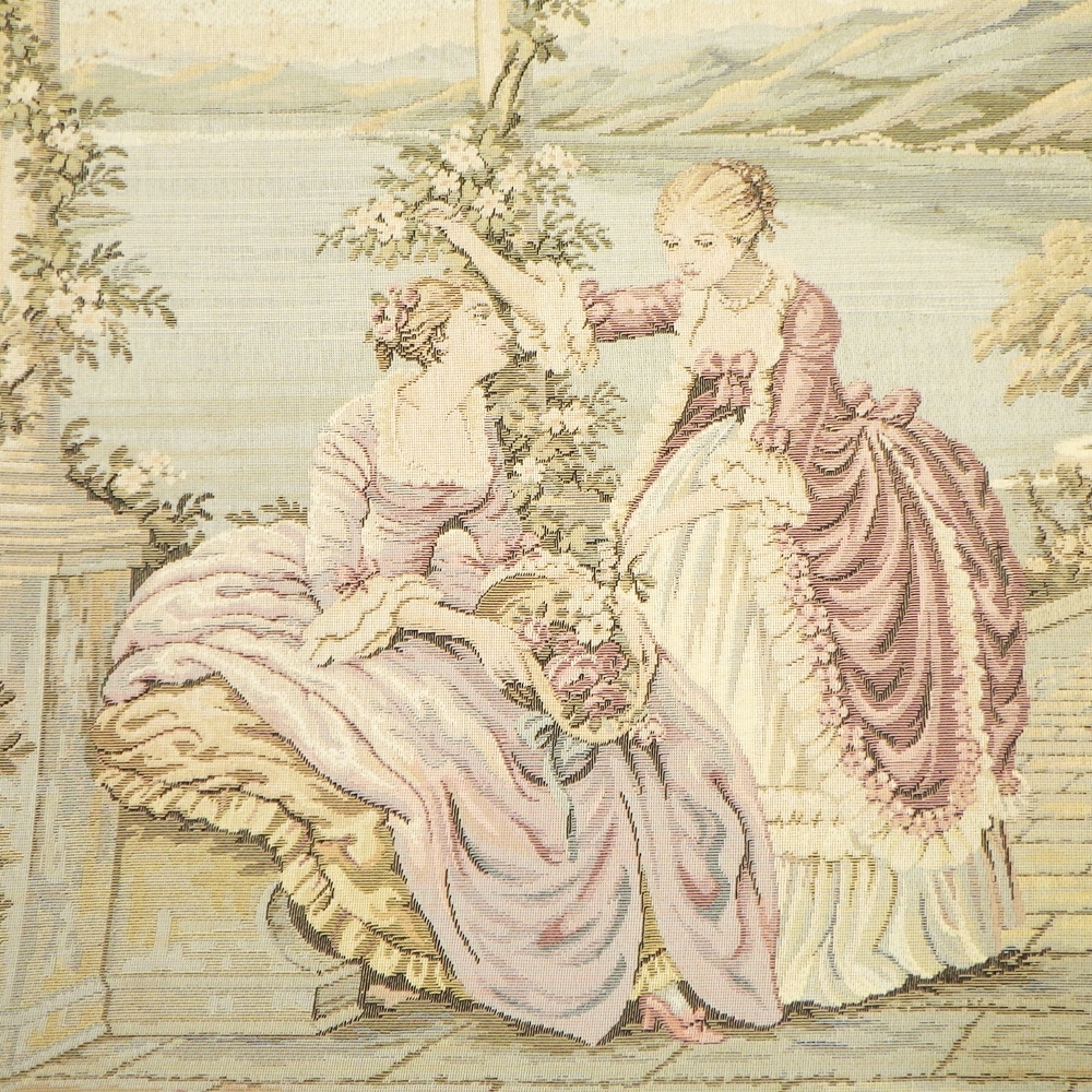 ゴブラン織りタペストリー額入り ゴブラン織りタペストリー額入り