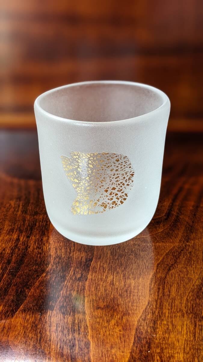 本物保証】藤田喬平 手吹 三日月コップ(5個) 共箱 美品 ガラス工芸