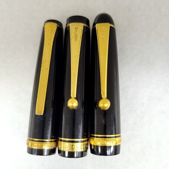 R1424☆1円～【パイロット】ペン先14K 注文 カスタム エラボー 万年筆