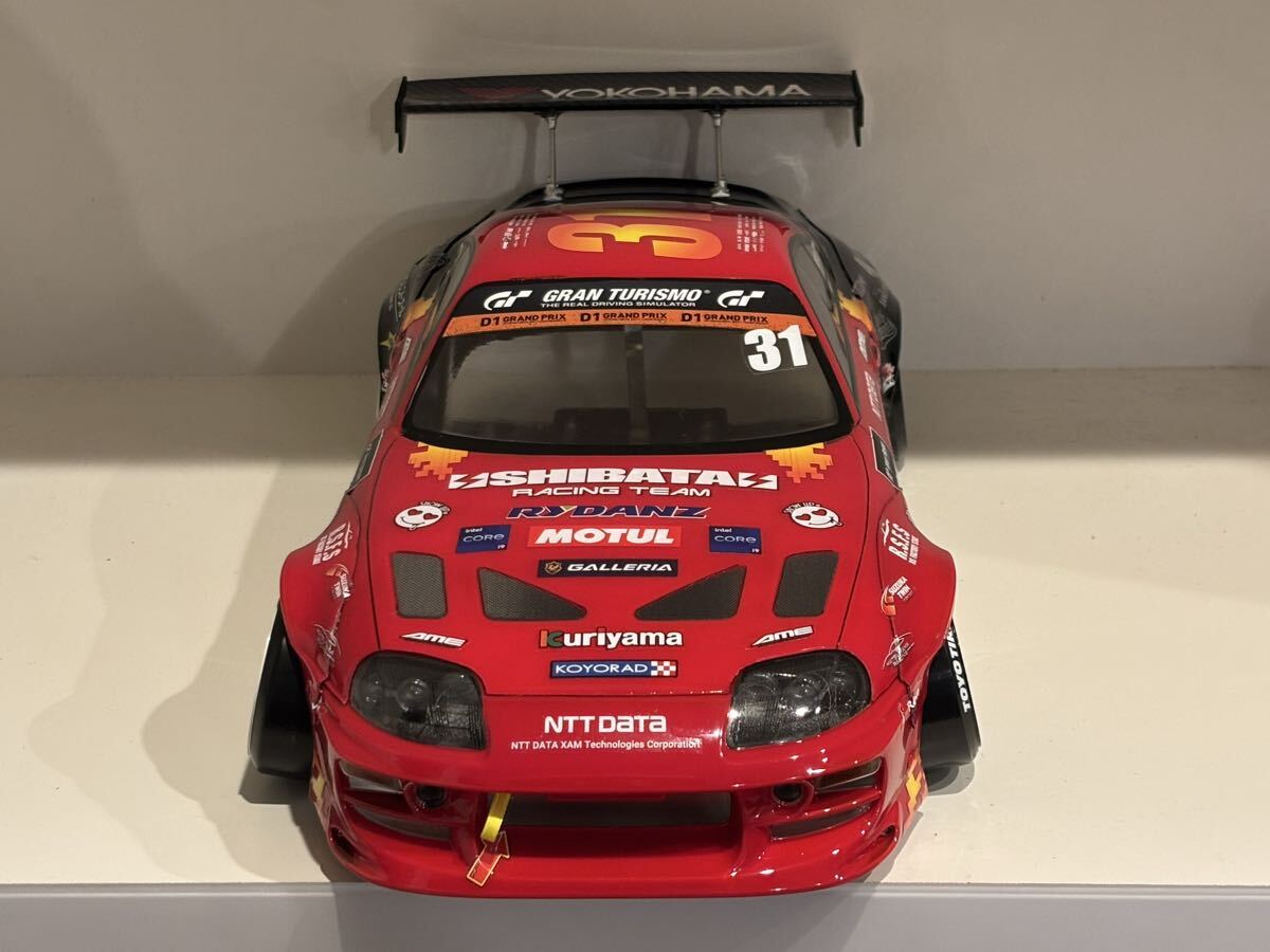 アディクション 80スープラ TOYO仕様 ラジドリボディ 塗装済未走行