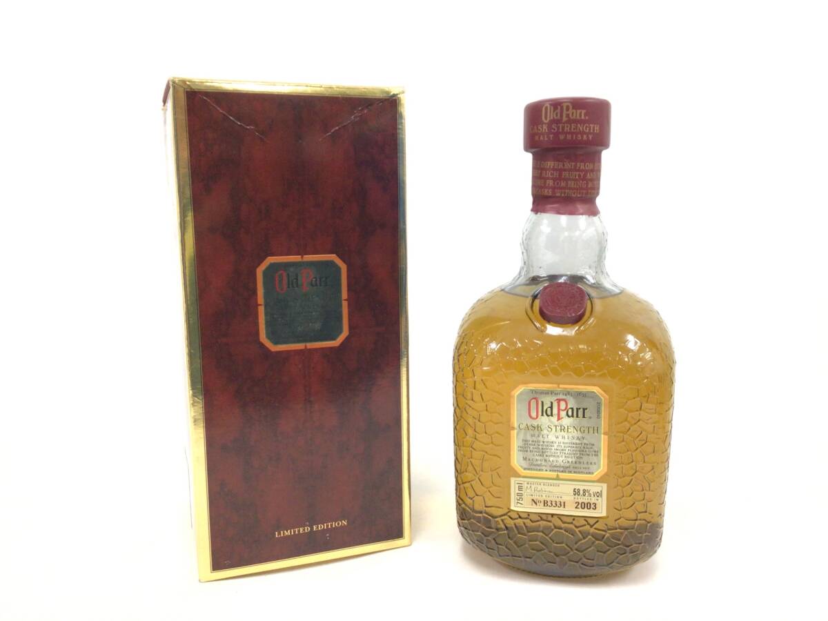 オールドパー カスクストレングス 750ml 58.8% 貴重なモルトウイスキー