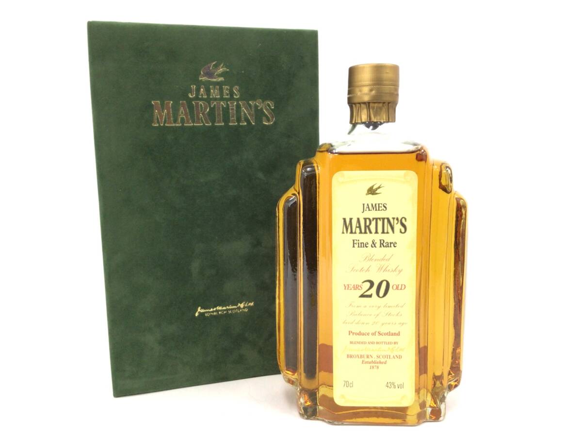 SALE，正規品】 ウイスキー ジェームスマーティン 20年 700ml 43% 重量