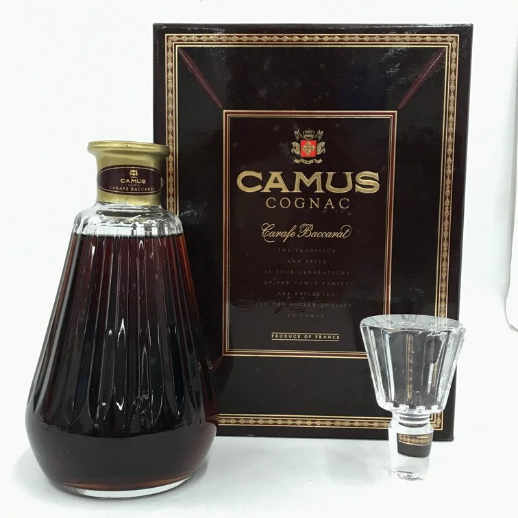 未開栓 Baccarat CAMUS 1863 カミュ バカラ バカラボトル コニャック
