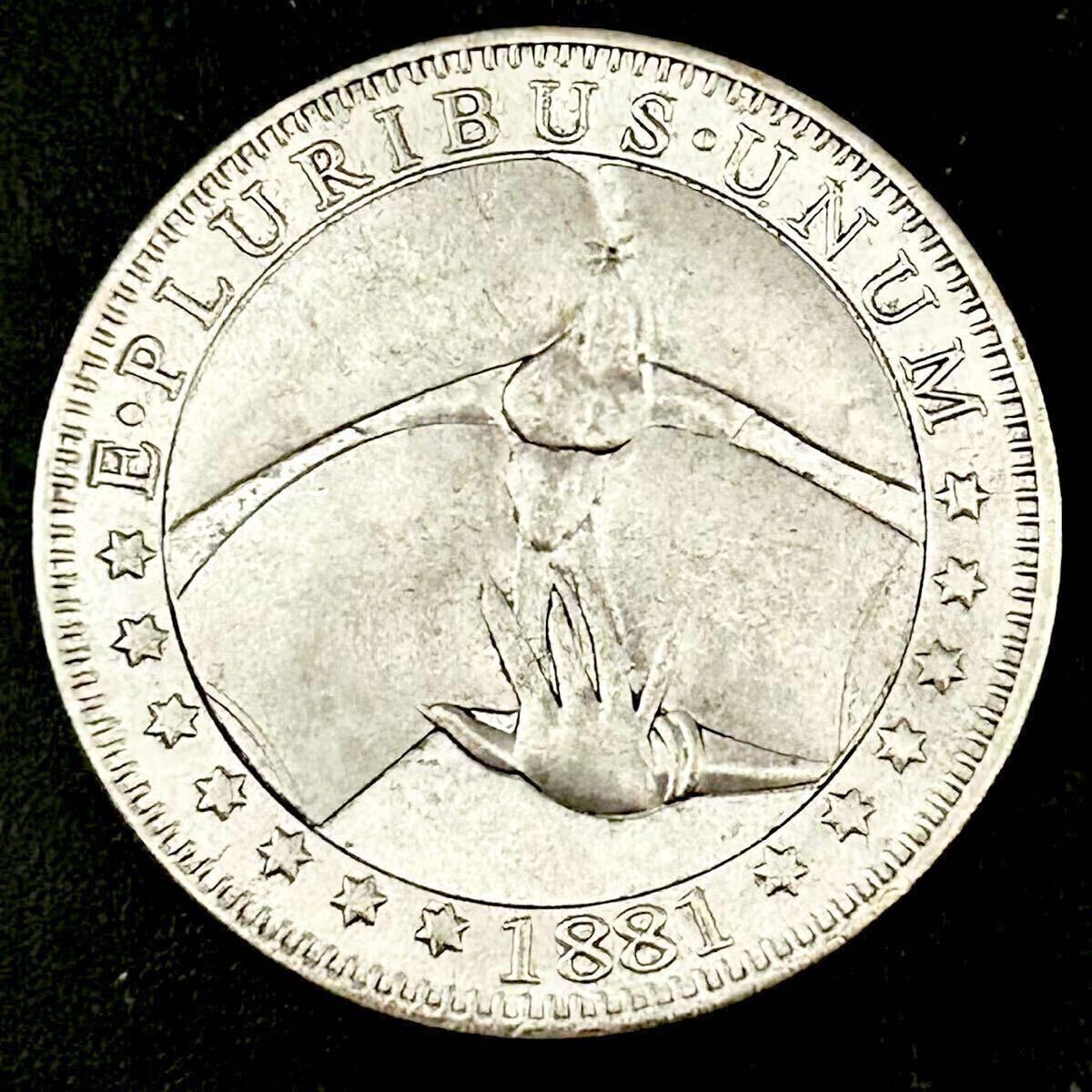 コンチョ 1ドル モルガン イーグル 銀貨 1900年 【公式通販】