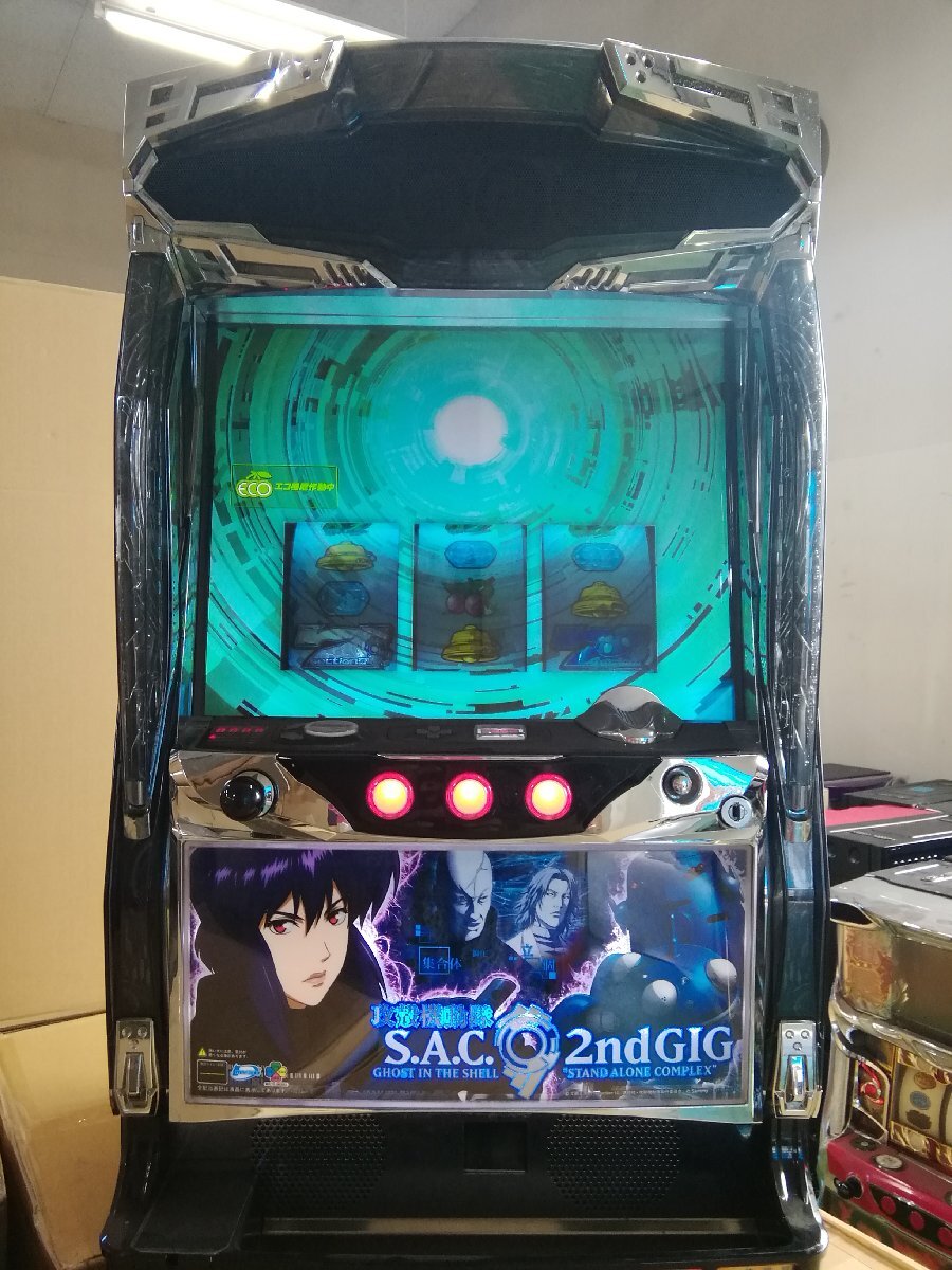 実機 攻殻機動隊2／ZS コイン不要機仕様 パチスロ 実機 攻殻機動