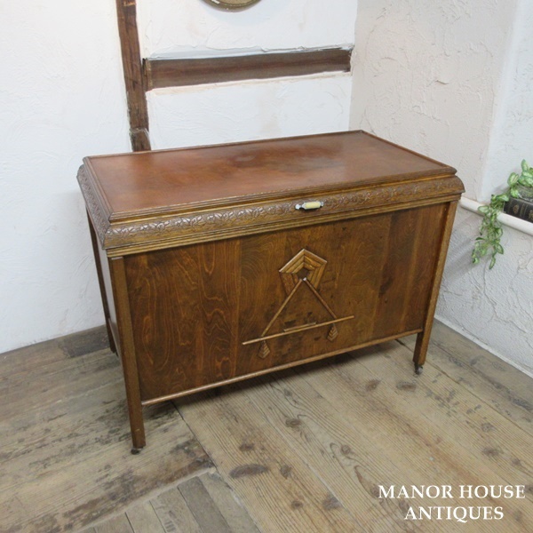 イギリス アンティーク 家具 ブランケットボックス ベッディング