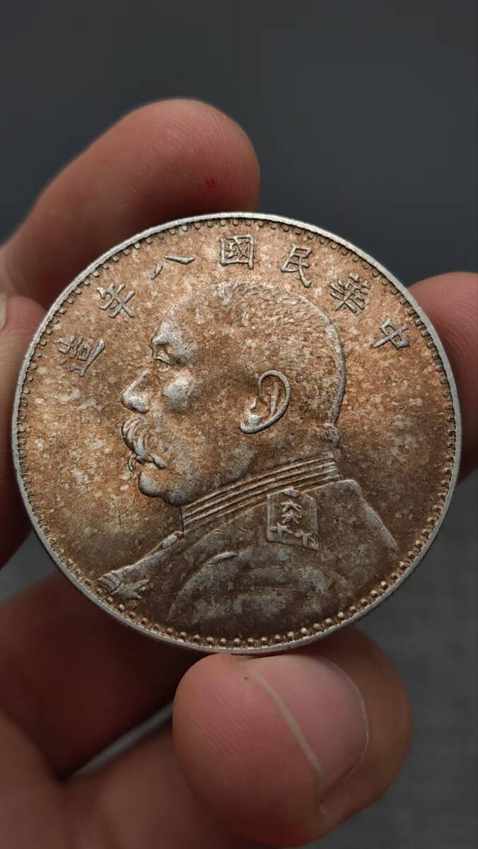 中華民国 八年 壱圓銀貨 袁世凱