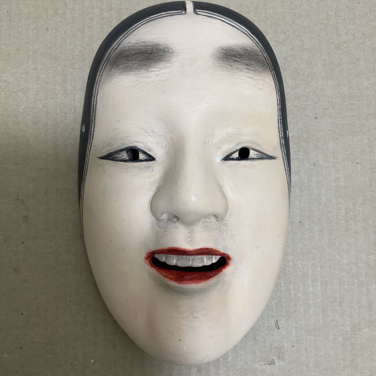 能面 小面 お面 伝統工芸 能楽 女面 在銘 上田 -ネット販売店舗