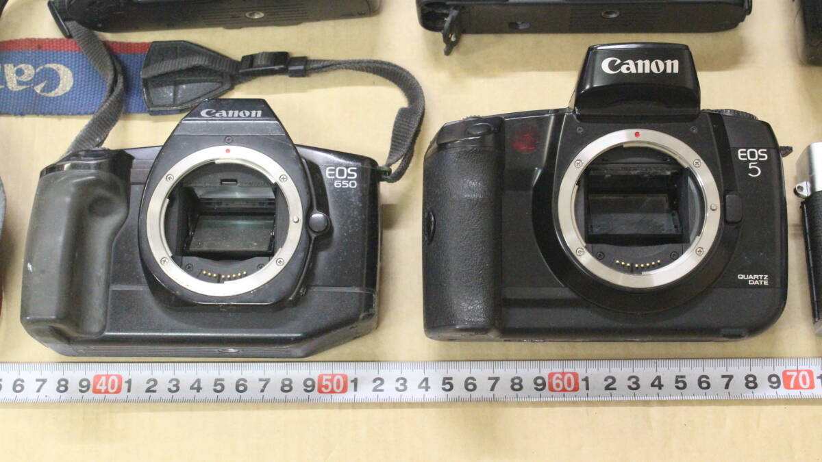 ジャンク品 Canon T90 一眼レフカメラ レンズ付きいろいろまとめ売り
