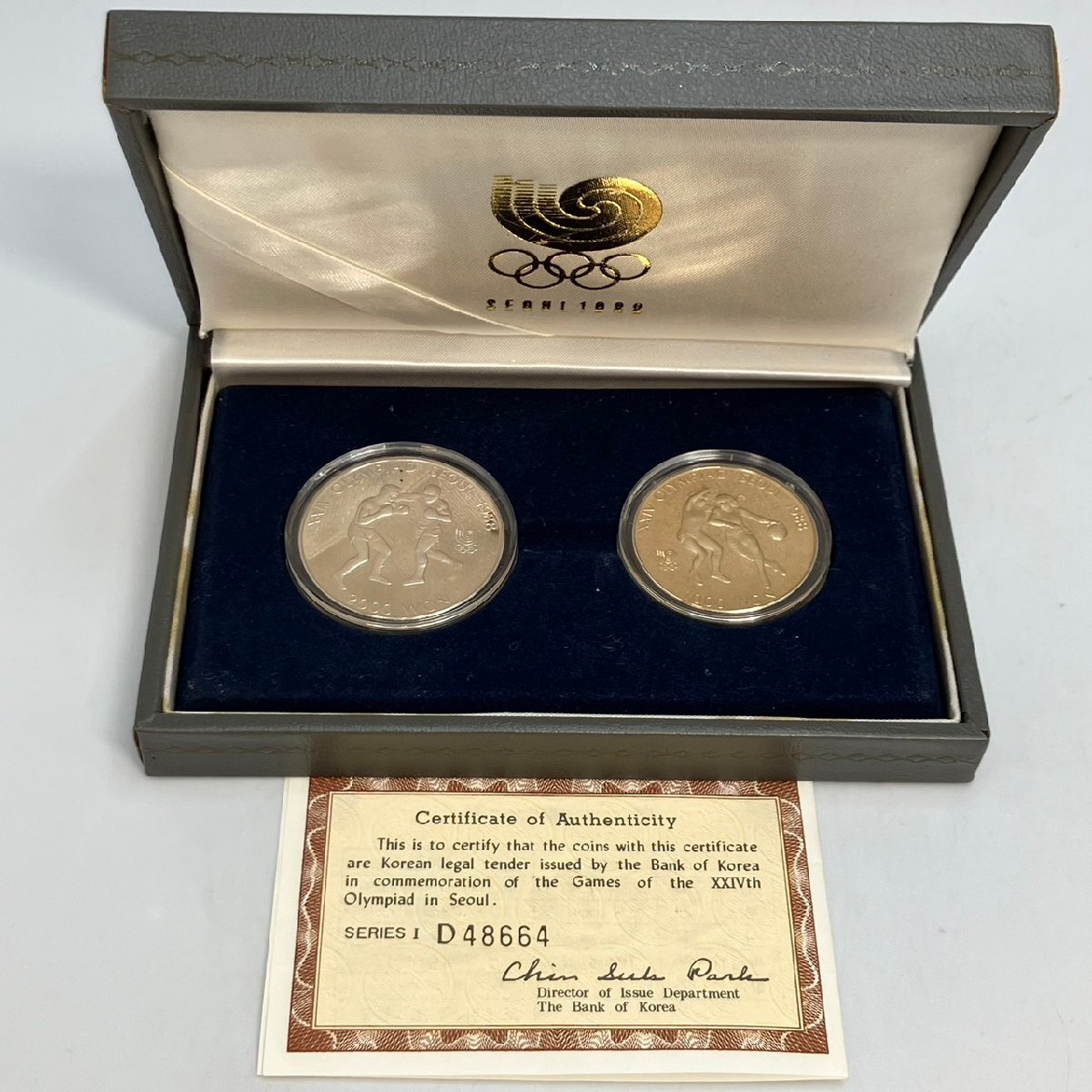 ◇ ソウル オリンピック 記念 硬貨 セット 1988年 銀貨 シルバー 銅