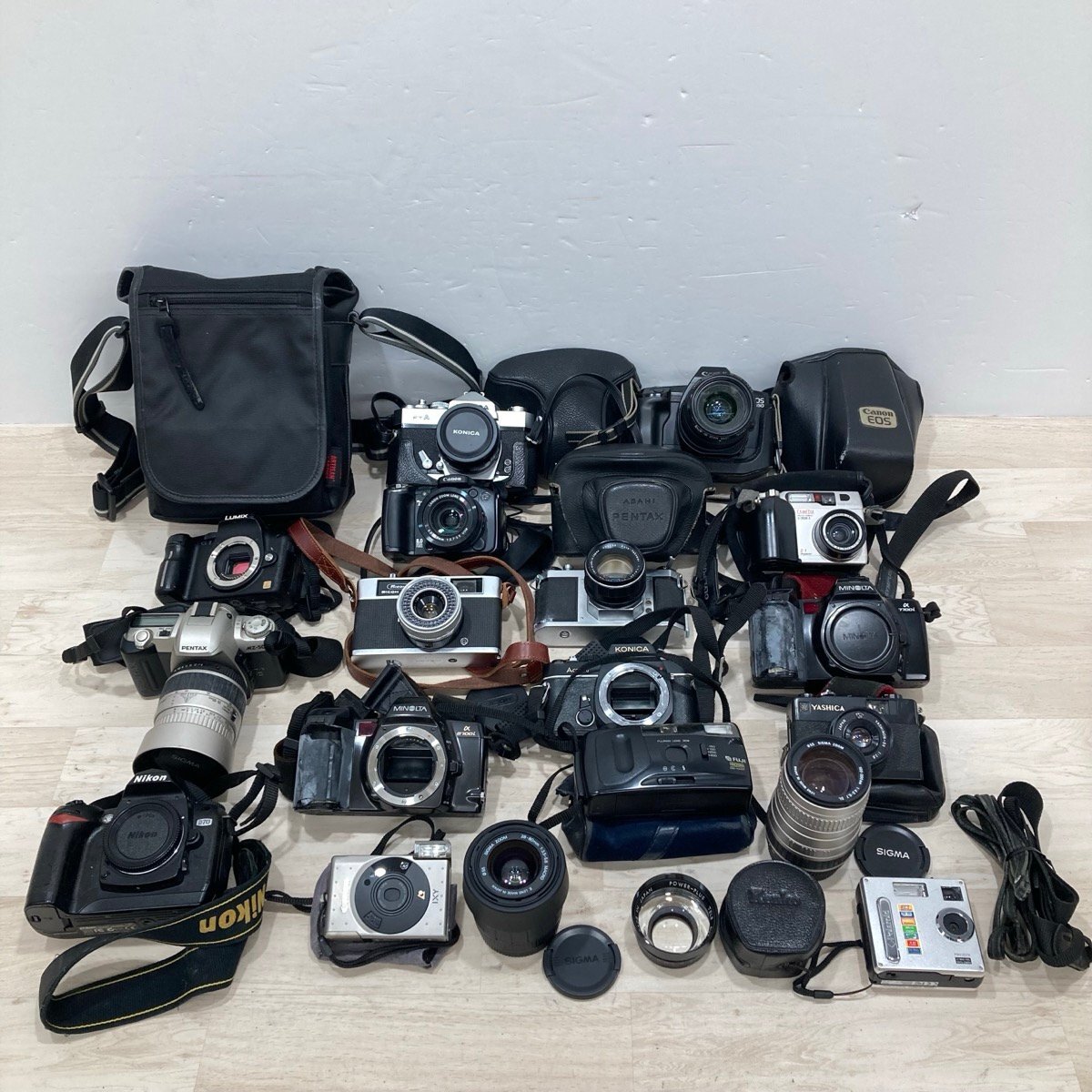 ジャンク フィルムカメラ カメラアクセサリー 大量セットおまとめ