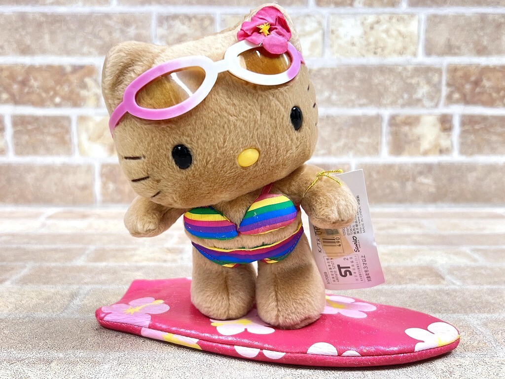 Sanrio Hello kitty水着 日焼け キティ サーフ マスコット Sanrio