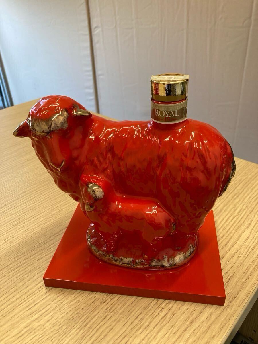 サントリー ウイスキー 干支 ボトル ひつじ 羊 古酒 陶器