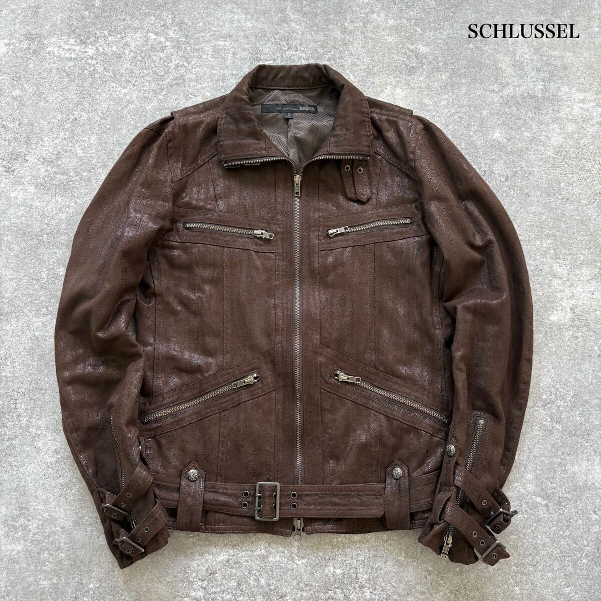 シュリセル シングルライダースジャケット