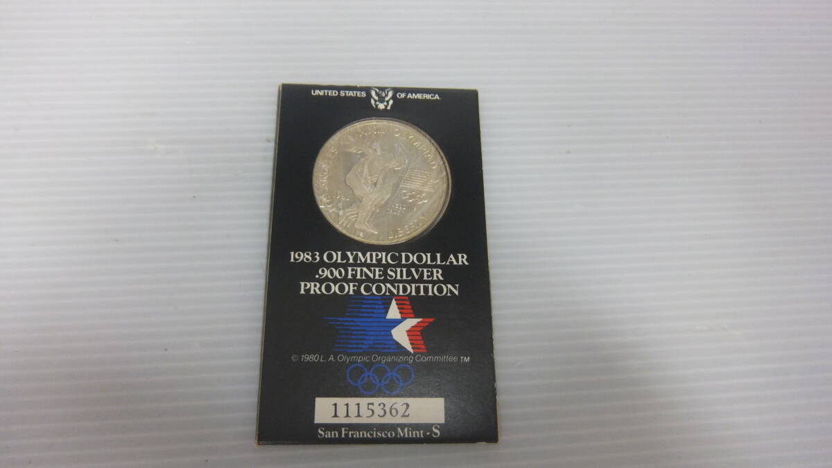 ロサンゼルスオリンピック 記念銀貨 1983 【公式通販】
