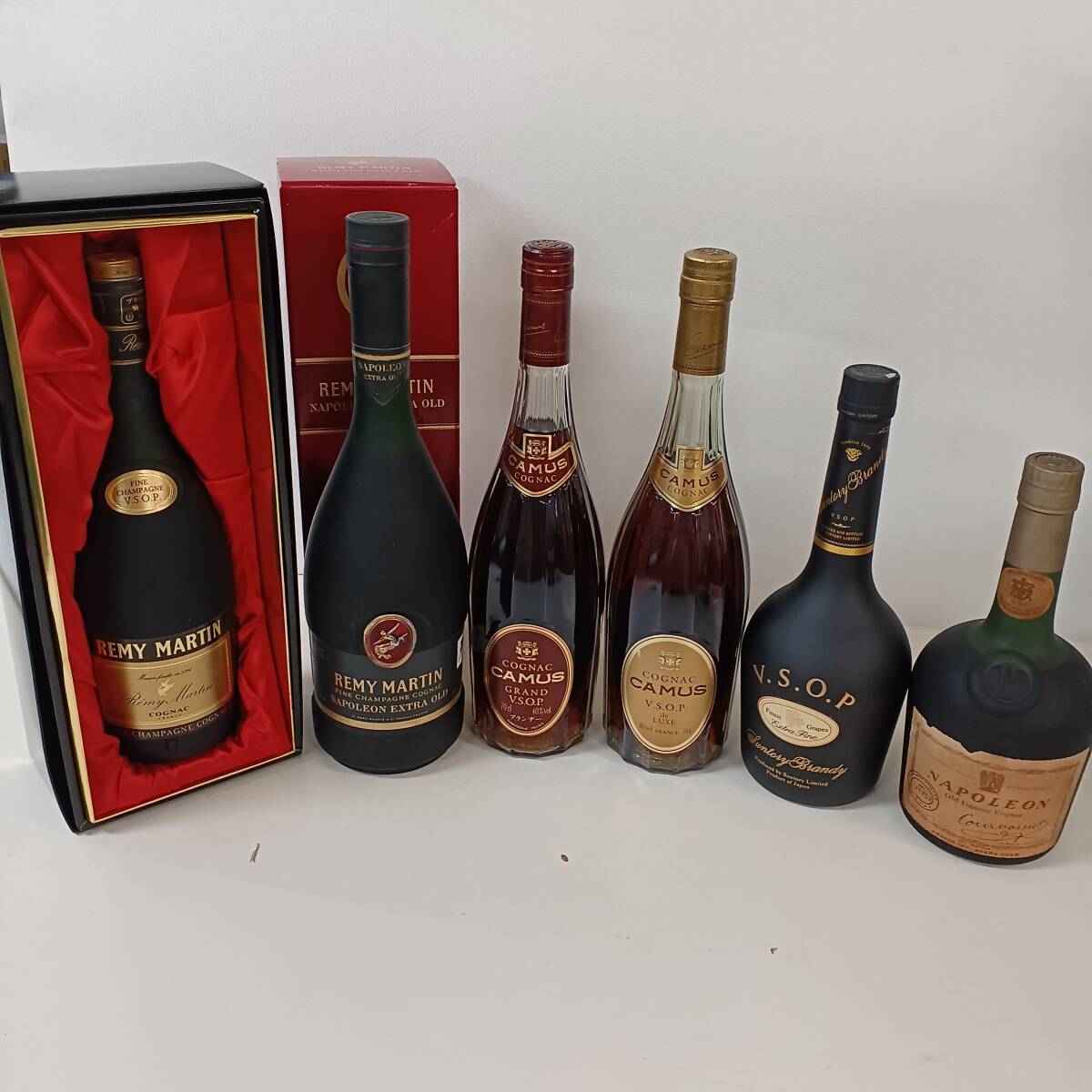 ブランデーまとめ5 5本セット コニャック色々（レミーマルタン、カミュ