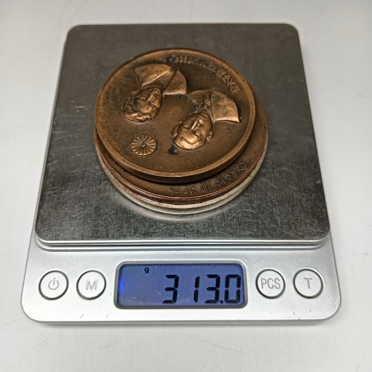 弐等賞銀牌 約154.5g 海野美盛作農商務省2等賞 アンティーク