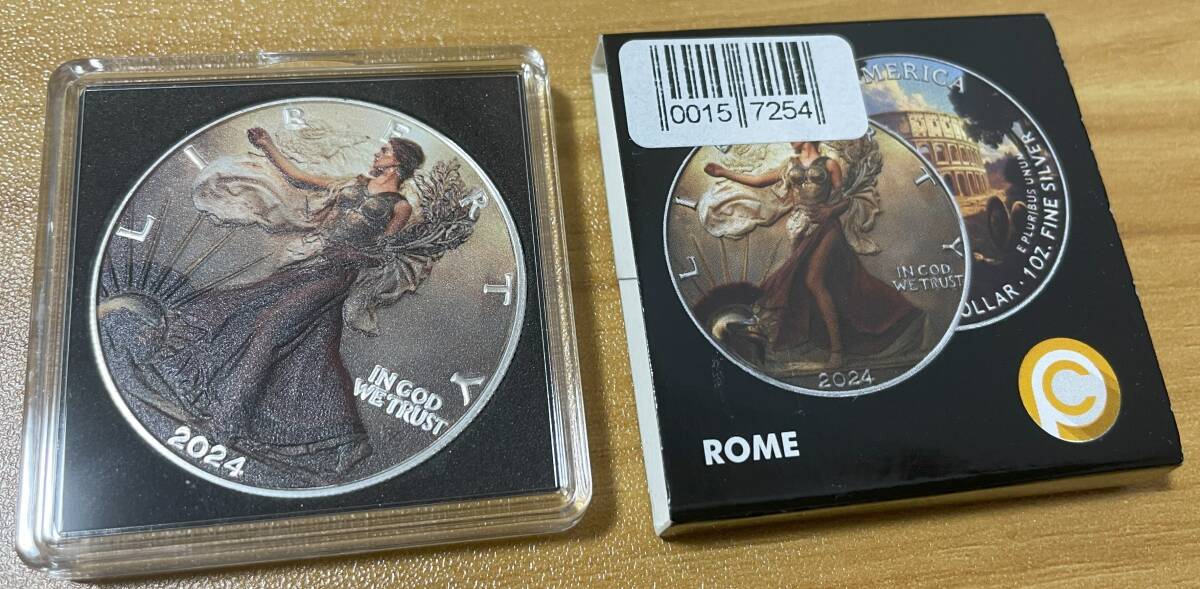銀貨 1オンス ローマの貴婦人 アメリカ 2024 銀貨1オンスローマの