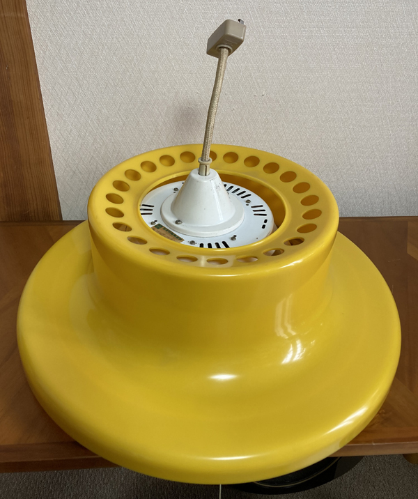 ナショナル 昭和レトロ レトロポップ 天井ライト イエロー シーリング