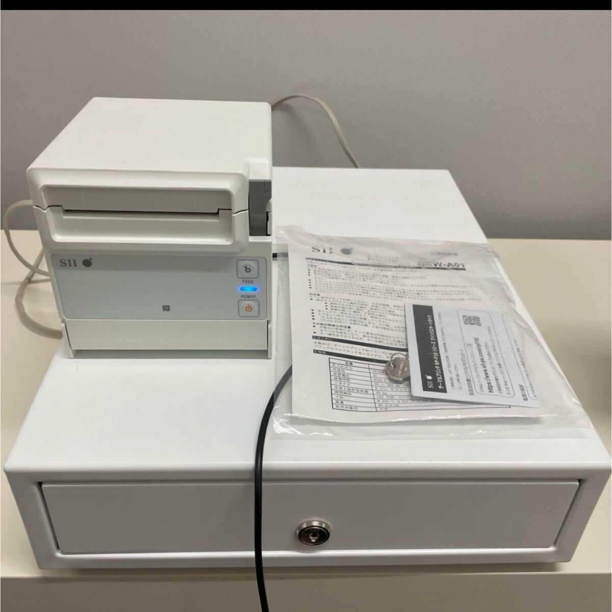 エアレジ セイコー RP-F10サーマルプリンター DRW-A01 -Wドロアー