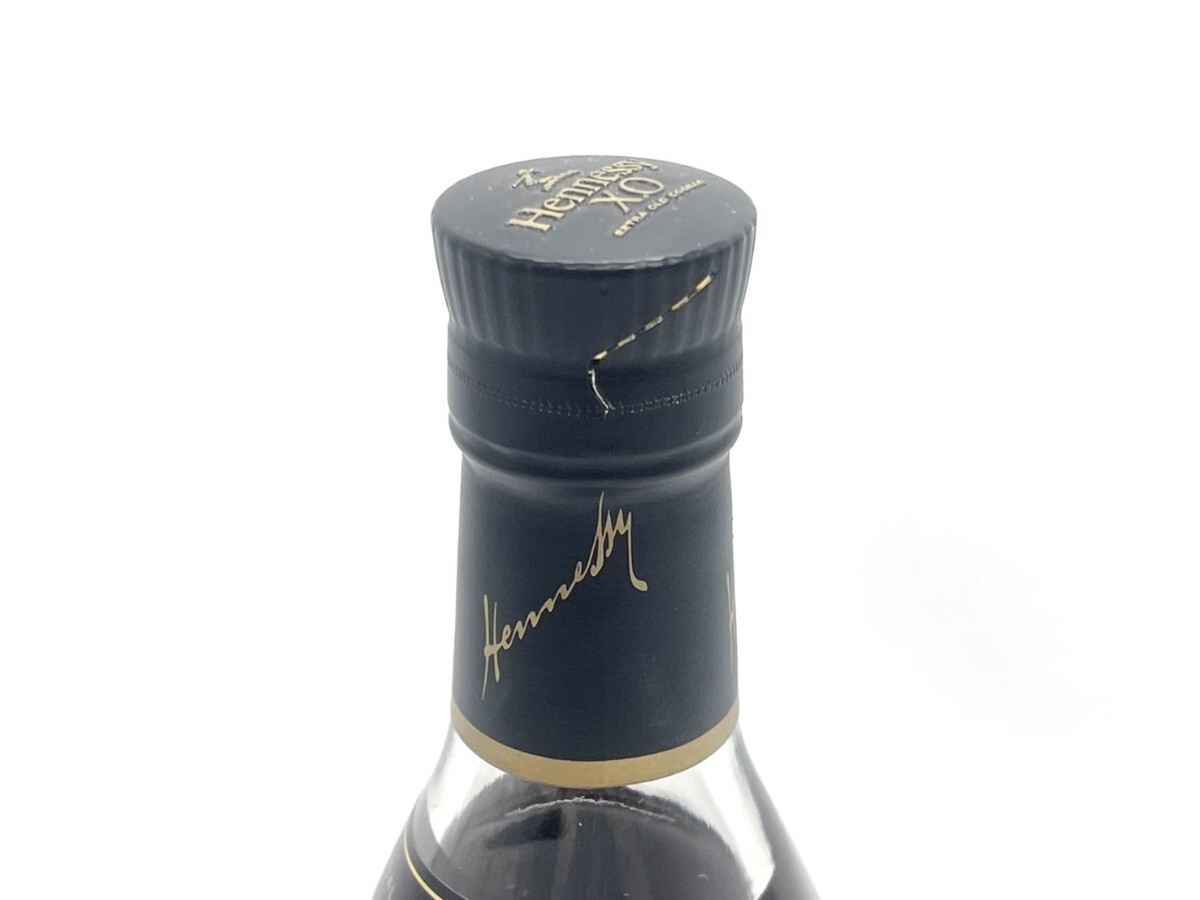 Hennessy ヘネシー XO オリジナル 黒キャップ クリアボトル 700ml 未