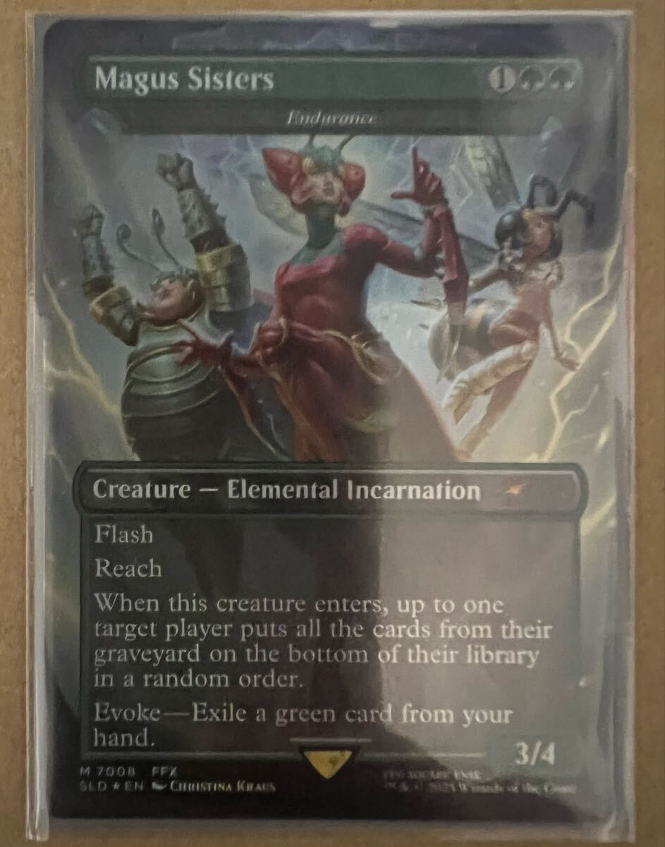 MTG SLD FF メーガス三姉妹 foil 英語版 MTG SLD FF メーガス三姉妹