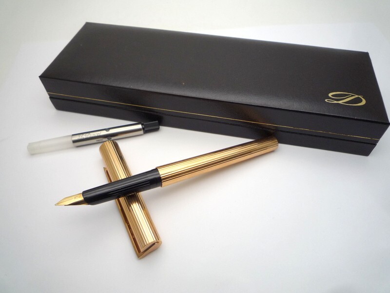 万年筆 デュポン 万年筆 S.T.Dupont デュポン ペン先 18ct 750 SV925