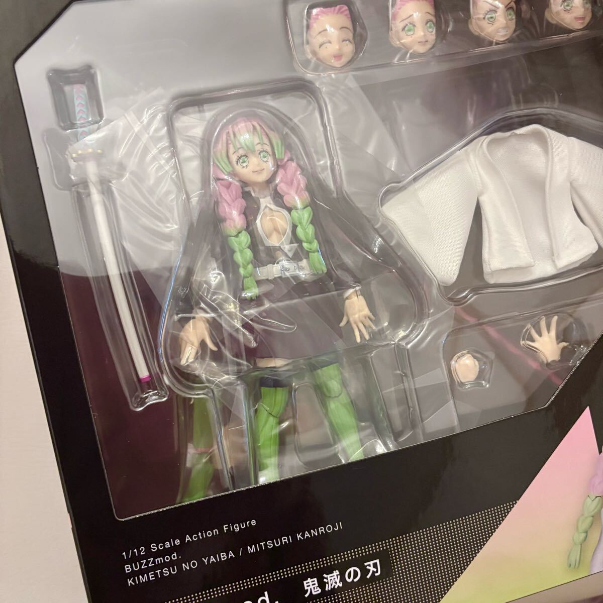 鬼滅の刃 buzzmod. 甘露寺蜜璃 1/12スケール☆バズモッド 可動フィギュア