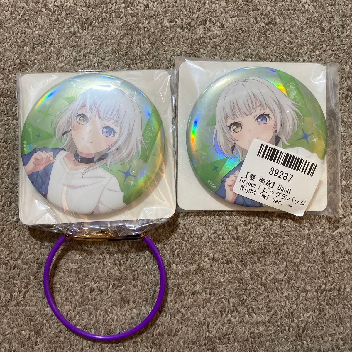 バンドリ MyGO 要楽奈 GiGO限定 ビッグ缶バッジ 2023 Winter GiGO限定