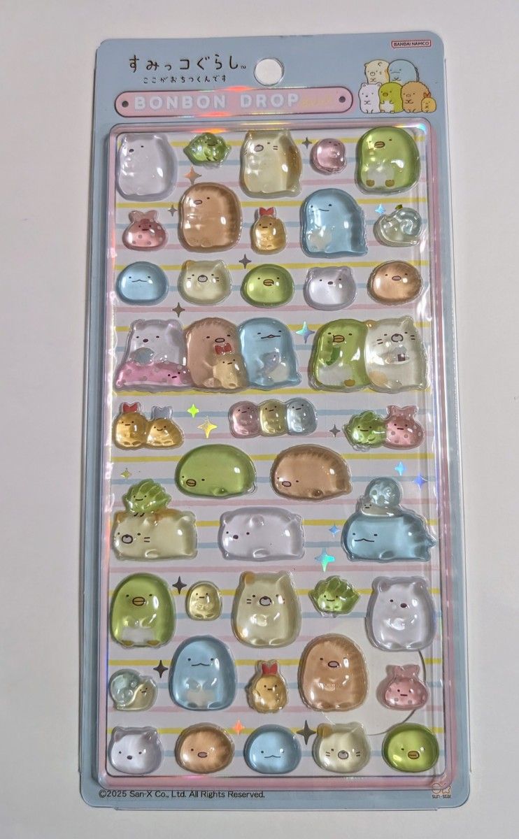 すみっコぐらし ボンボンドロップシール プチドロップ サンスター文具